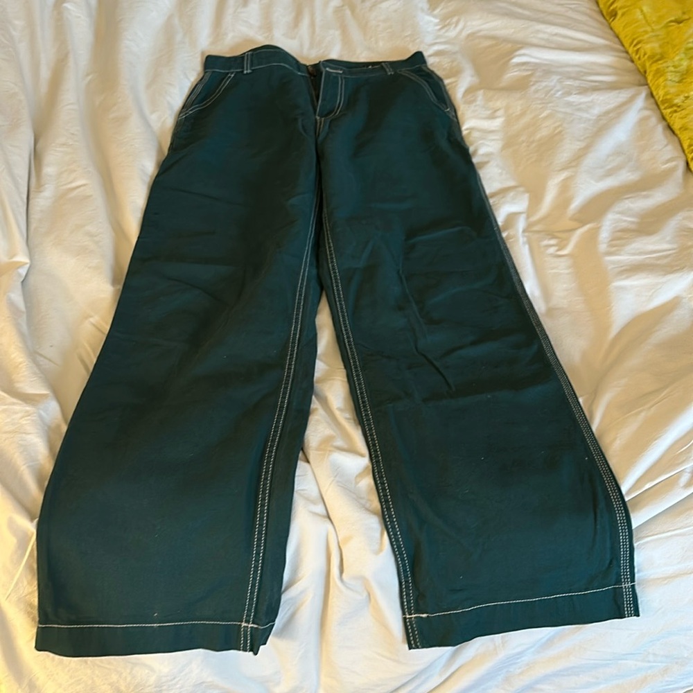 Forest Green gap carpenter pants, size 4